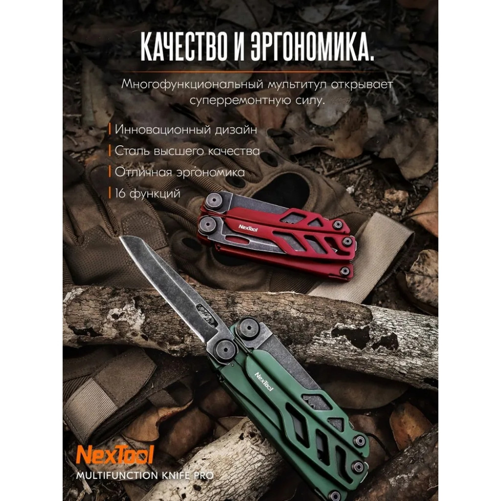 Мультитул Xiaomi NexTool Flagship Pro (NE0104/NE20220) Мультитул Xiaomi NexTool Flagship Pro (NE0104/NE20220)