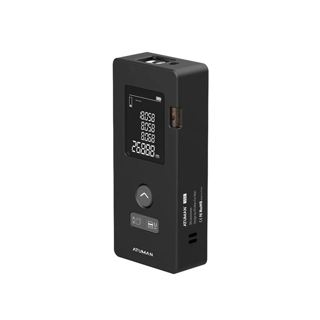 Лазерный дальномер Xiaomi ATuMan Duka LS3 Laser Range Finder 60м Лазерный дальномер Xiaomi ATuMan Duka LS3 Laser Range Finder 60м