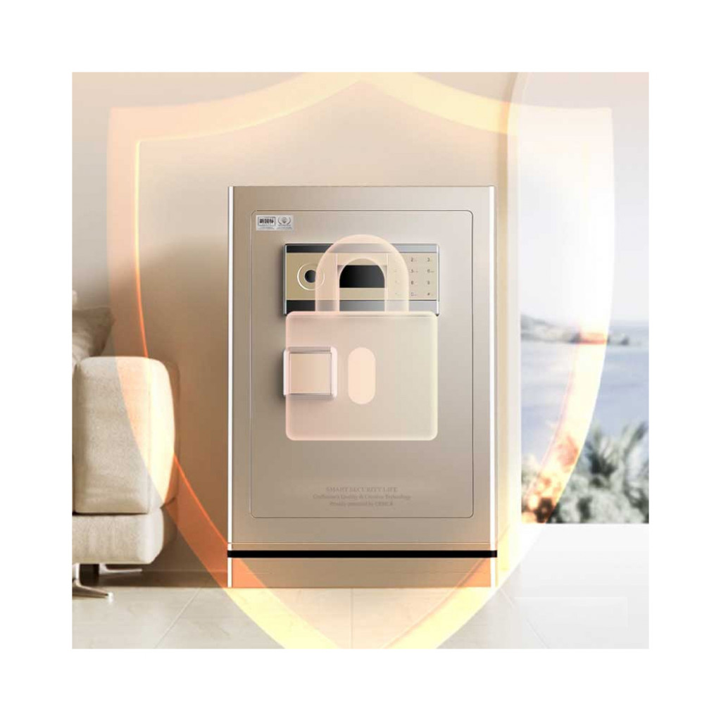 Умный электронный сейф со сканером отпечатка пальца Xiaomi CRMCR Kalinglebao Smart Safe With Fingerprint Scanner (FDG-A10/D-45-LB) Умный электронный сейф со сканером отпечатка пальца Xiaomi CRMCR Kalinglebao Smart Safe With Fingerprint Scanner (FDG-A10/D-45-LB)