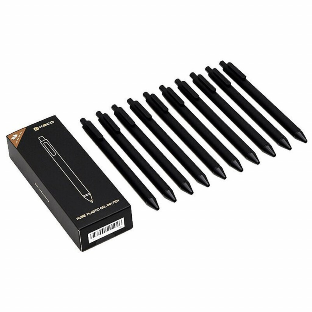 Набор гелевых ручек Xiaomi KACO Pure Plastic Gel Ink Pen 10 шт черный (K1015) Набор гелевых ручек Xiaomi KACO Pure Plastic Gel Ink Pen 10 шт черный (K1015)