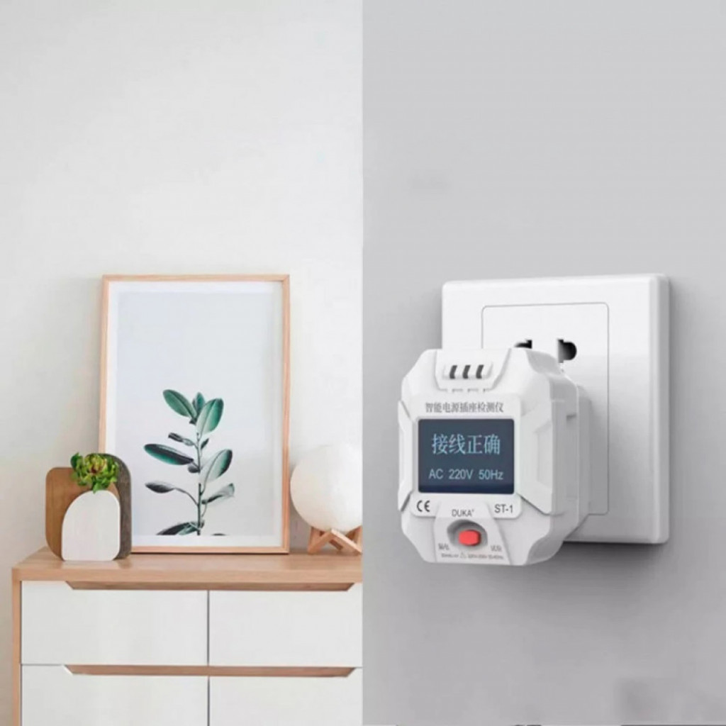 Тестер розеток Xiaomi Duka Smart Power Socket Detector (ST-1)