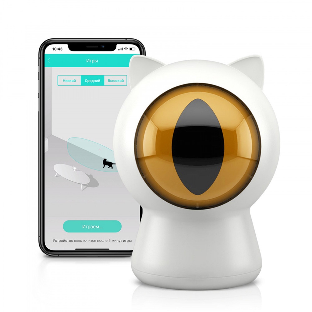 Умная игрушка для кошек Xiaomi Petoneer Smart Dot (PTY010/TY011) Умная игрушка для кошек Xiaomi Petoneer Smart Dot (PTY010/TY011)