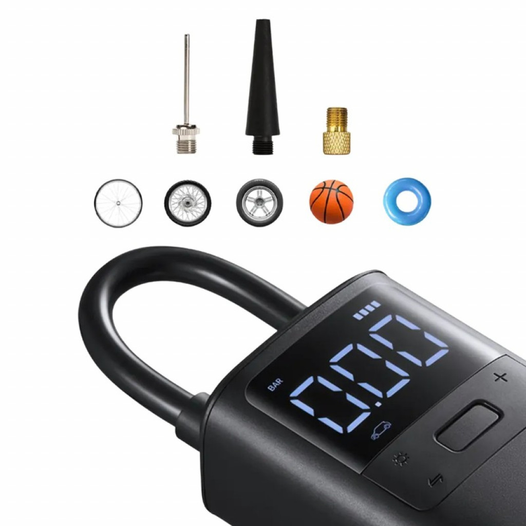 Автомобильный компрессор Xiaomi 70mai Air Compressor Wireless Midrive TP05 Автомобильный компрессор Xiaomi 70mai Air Compressor Wireless Midrive TP05