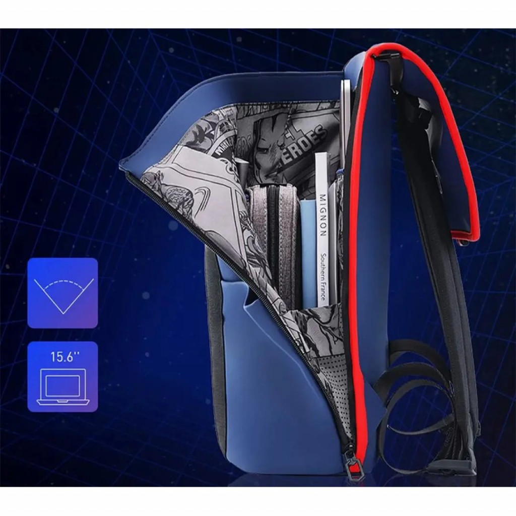 Рюкзак Xiaomi 90 Points Ninetygo Marvel Collaboration Collection Backpack (90BBPMT21123U) Рюкзак Xiaomi 90 Points Ninetygo Marvel Collaboration Collection Backpack (90BBPMT21123U)