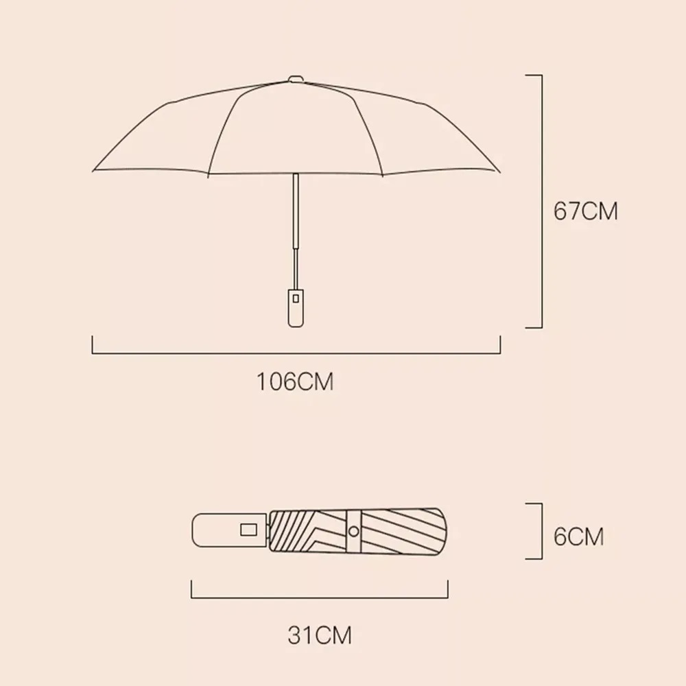 Автоматический зонт Xiaomi Zuodu Automatic Umbrella Smart