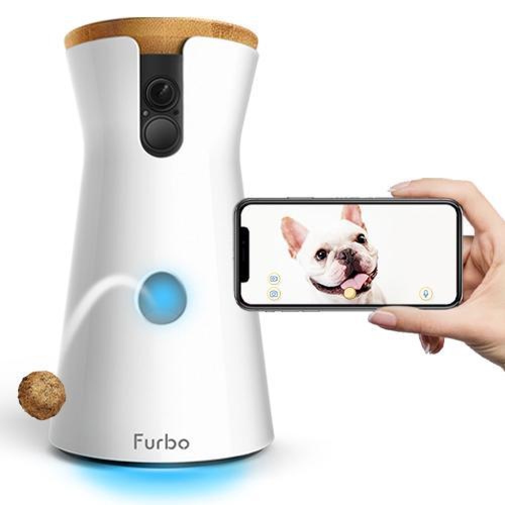 Умная WI-FI камера для собак с функцией прикорма Furbo Dog Camera (001-01WHTOA-1)