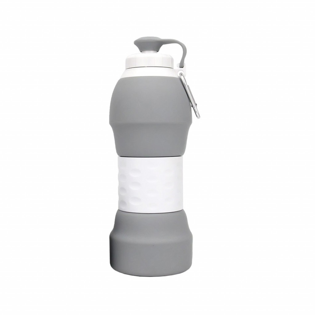 Силиконовая складная бутылка для воды 580 мл Xiaomi Collapsible Silicone Water Bottle