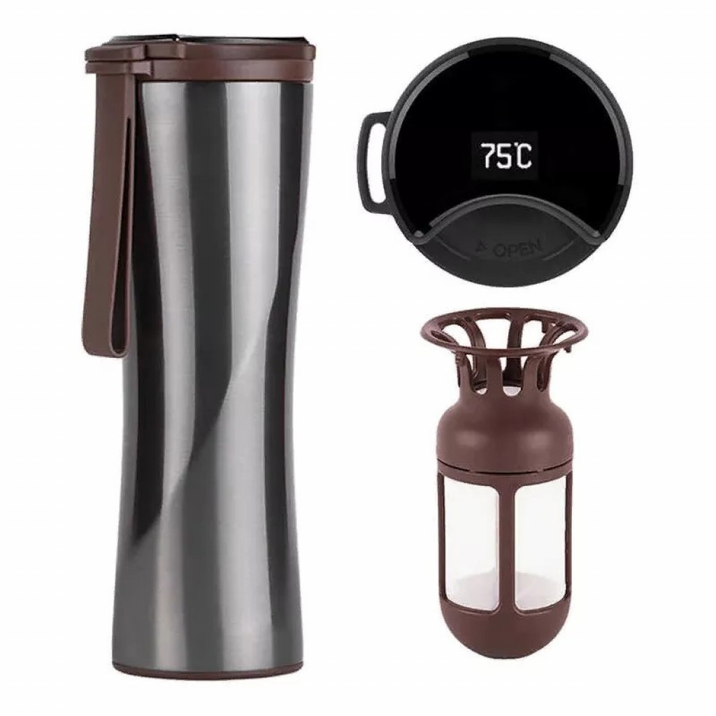 Термокружка Xiaomi Kiss Kiss Fish MOKA Smart Cup OLED 430 ml (S-U45CW2) Термокружка Xiaomi Kiss Kiss Fish MOKA Smart Cup OLED 430 ml (S-U45CW2)