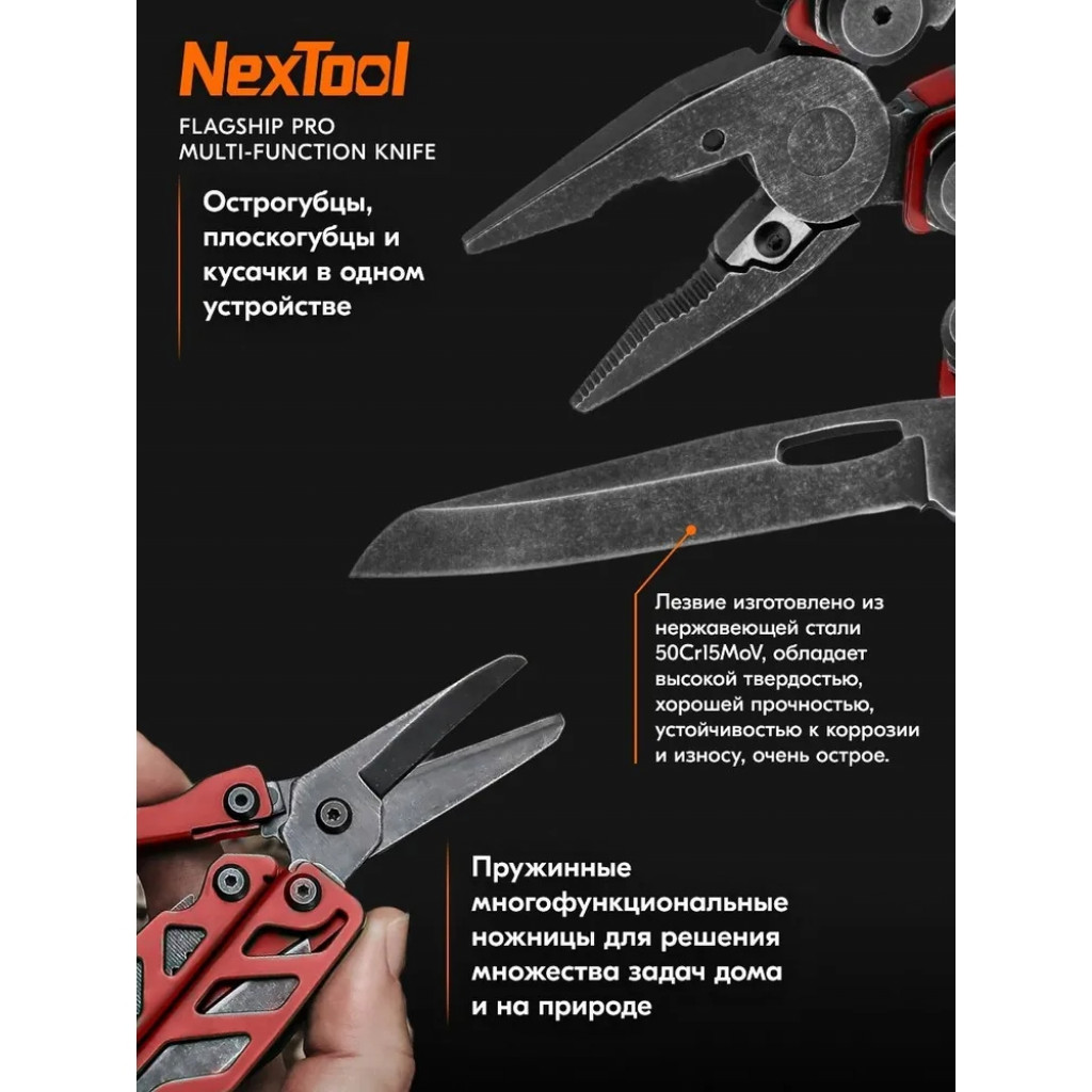 Мультитул Xiaomi NexTool Flagship Pro (NE20286) Мультитул Xiaomi NexTool Flagship Pro (NE20286)