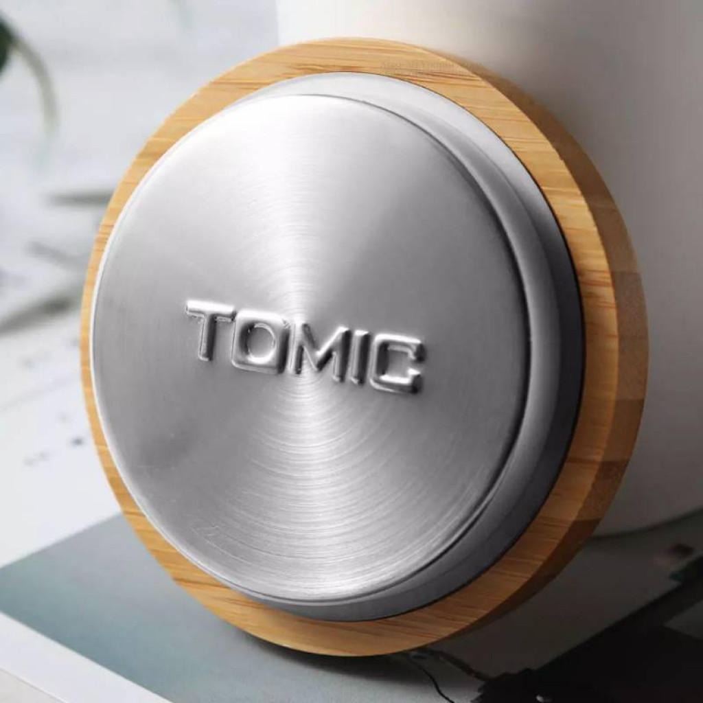 Керамическая кружка Xiaomi Tomic Ceramic Cup With Bamboo Cover And Wooden Handle