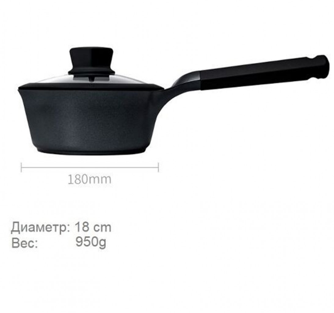 Набор посуды Xiaomi HuoHou Heat Super Platinum Non-Stick Pan