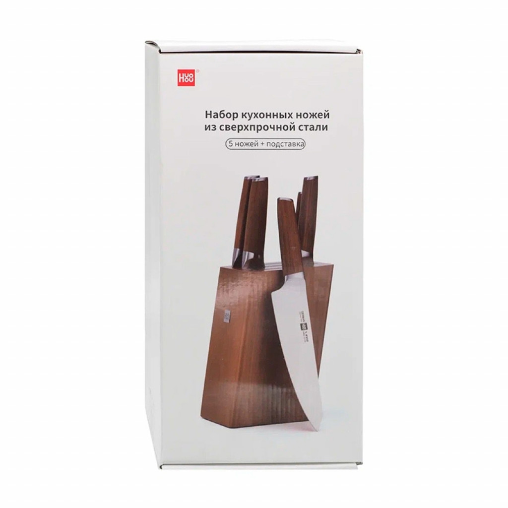 Набор кухонных ножей Xiaomi Huo Hou Molybdenum Vanadium Steel Kitchen Knife Set (HU0158)