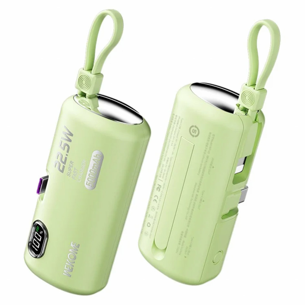 Внешний аккумулятор WEKOME Power Bank 5000mAh Companion Series 22.5W Super Fast Charging Emergency (WP-19) Внешний аккумулятор WEKOME Power Bank 5000mAh Companion Series 22.5W Super Fast Charging Emergency (WP-19)