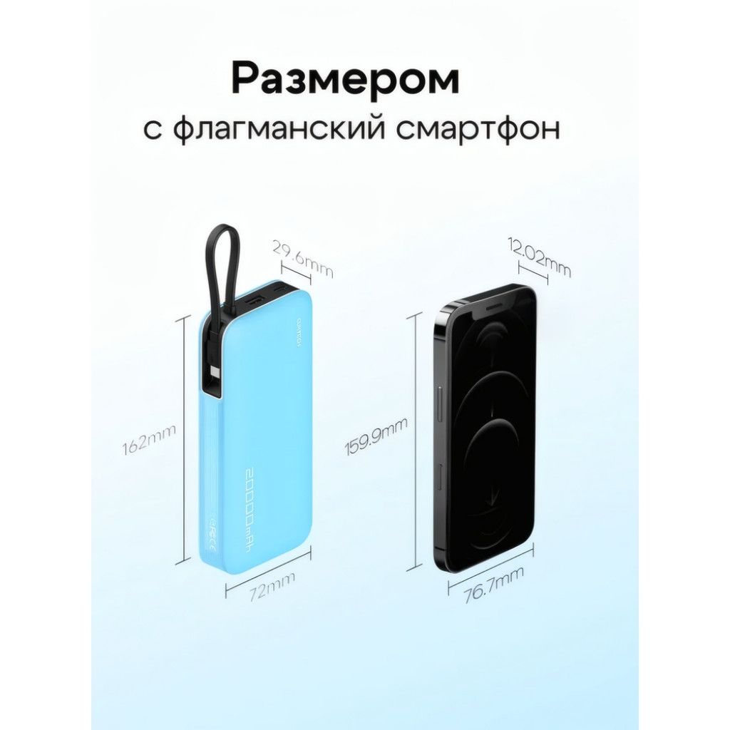 Внешний аккумулятор Xiaomi CUKTECH PB200N 55W (CUKP200NGLBL) Внешний аккумулятор Xiaomi CUKTECH PB200N 55W (CUKP200NGLBL)