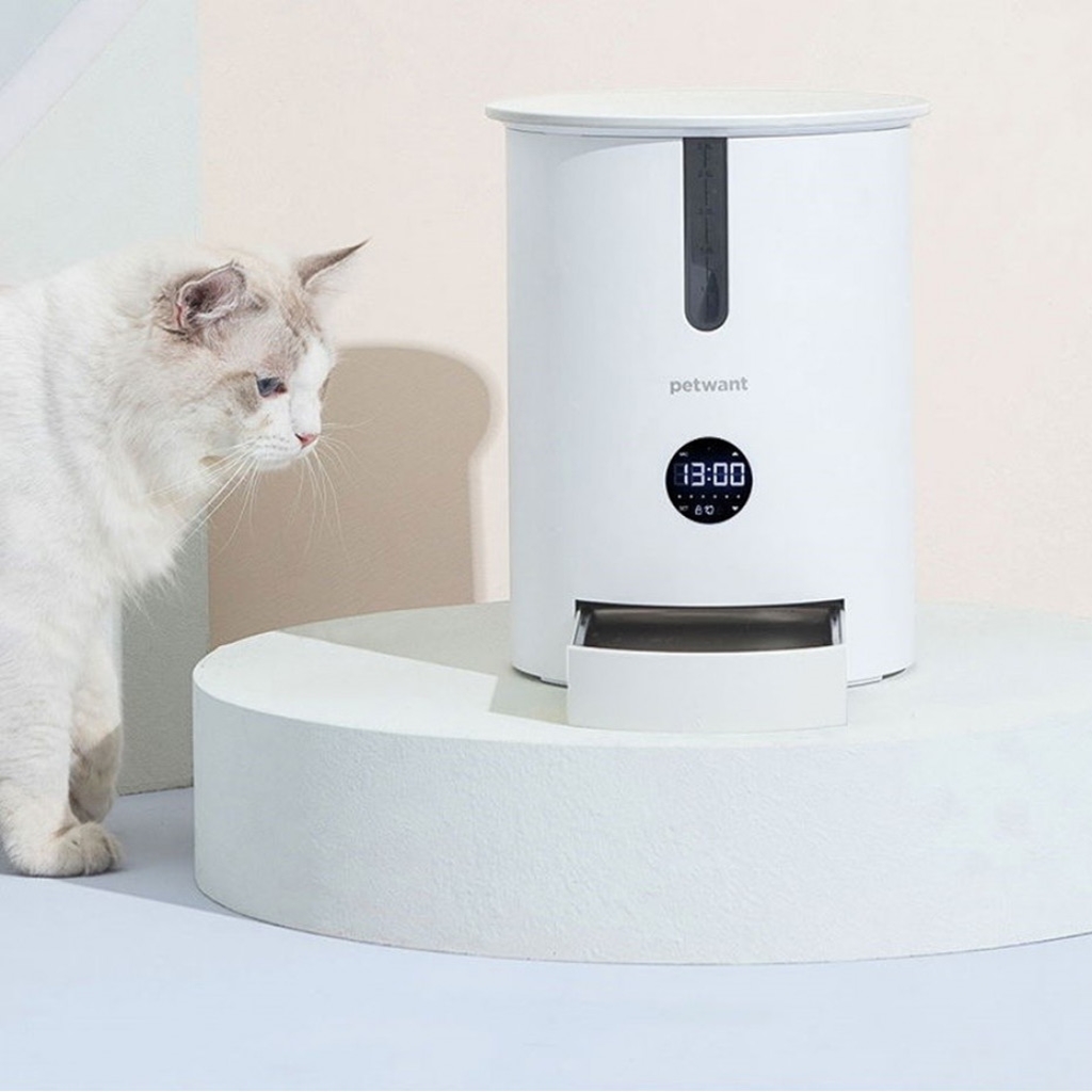 Автоматическая кормушка для животных Xiaomi Petwant F3 LED Automatic Pet Feeder