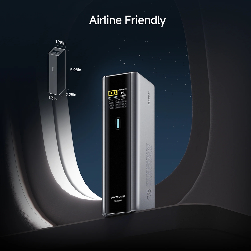 Внешний аккумулятор Xiaomi CUKTECH PB200U 20000mAh 165W Внешний аккумулятор Xiaomi CUKTECH PB200U 20000mAh 165W