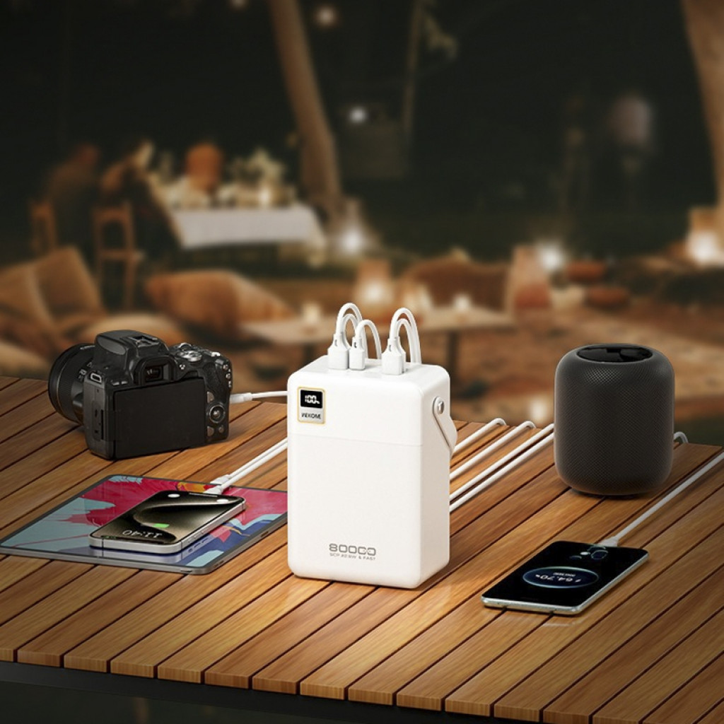 Внешний аккумулятор WEKOME Power Bank 80000mAh 22.5W (WP-78) Внешний аккумулятор WEKOME Power Bank 80000mAh 22.5W (WP-78)